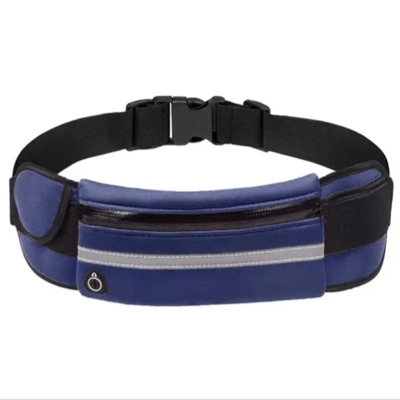 Unisex Reflective Running Belt | Adjustable Neoprene Waist Pack for Phone, Keys & Money