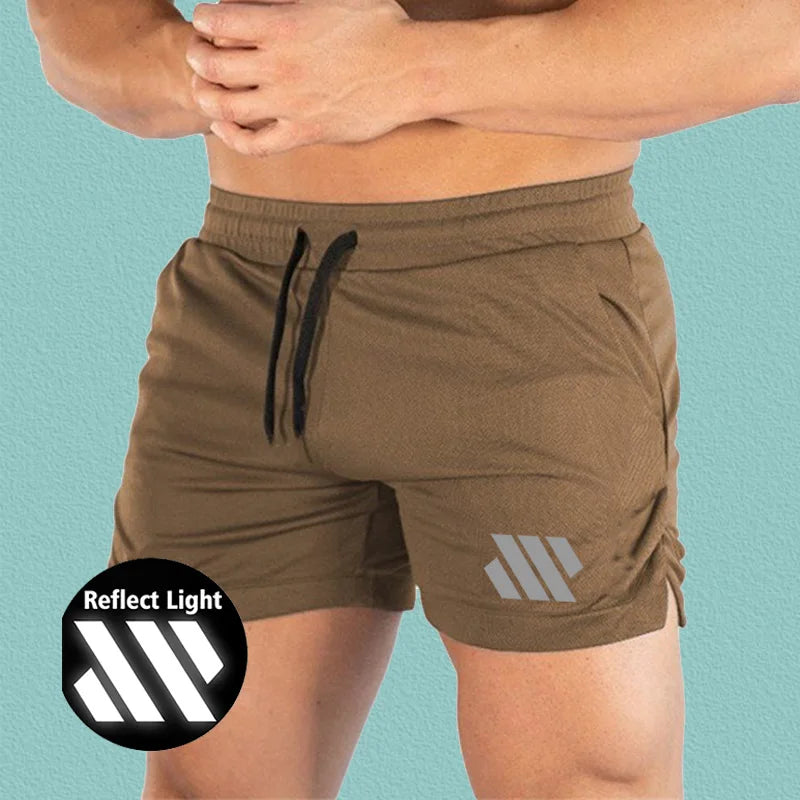 Men’s Reflective Running Shorts | Lightweight Summer Fitness Shorts