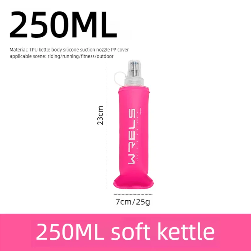 Portable Collapsible Water Bottle | Silicone Bottle for Running, Camping & Outdoors