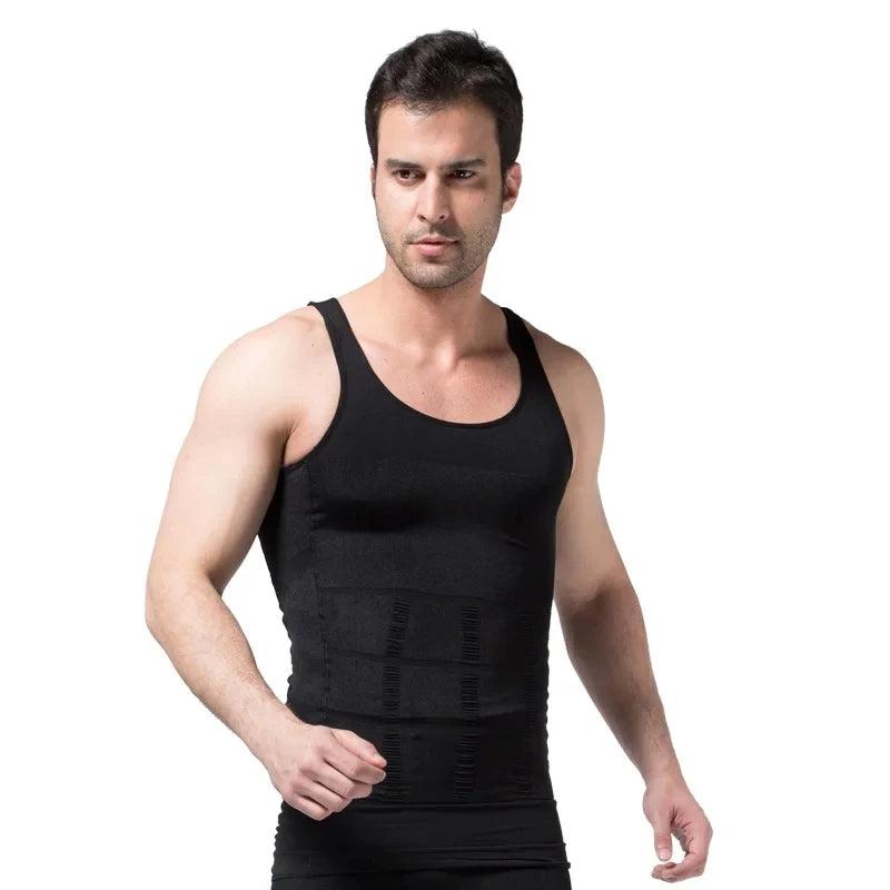 Athletic Compression Tank for Men | Sleeveless Gym Shirt & Sports Base Layer