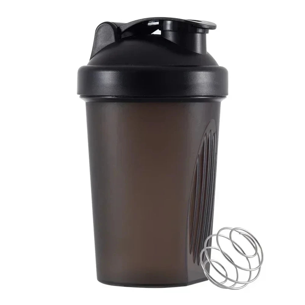 400ml Shaker Bottle with Mixing Ball | Leak-Proof Fitness & Protein Shake Cup