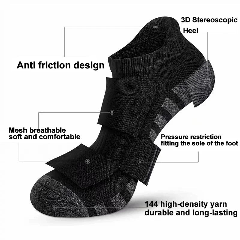 Athletic Socks Multipack | Black, White & Grey Breathable Unisex Sports Socks