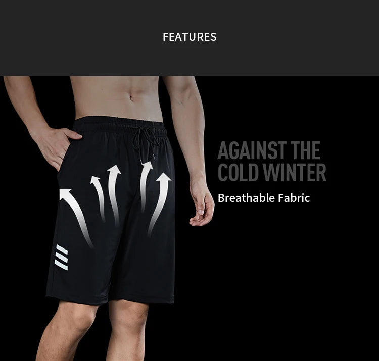 Men’s Running Shorts | Striped Loose Fit Gym & Basketball Training Shorts