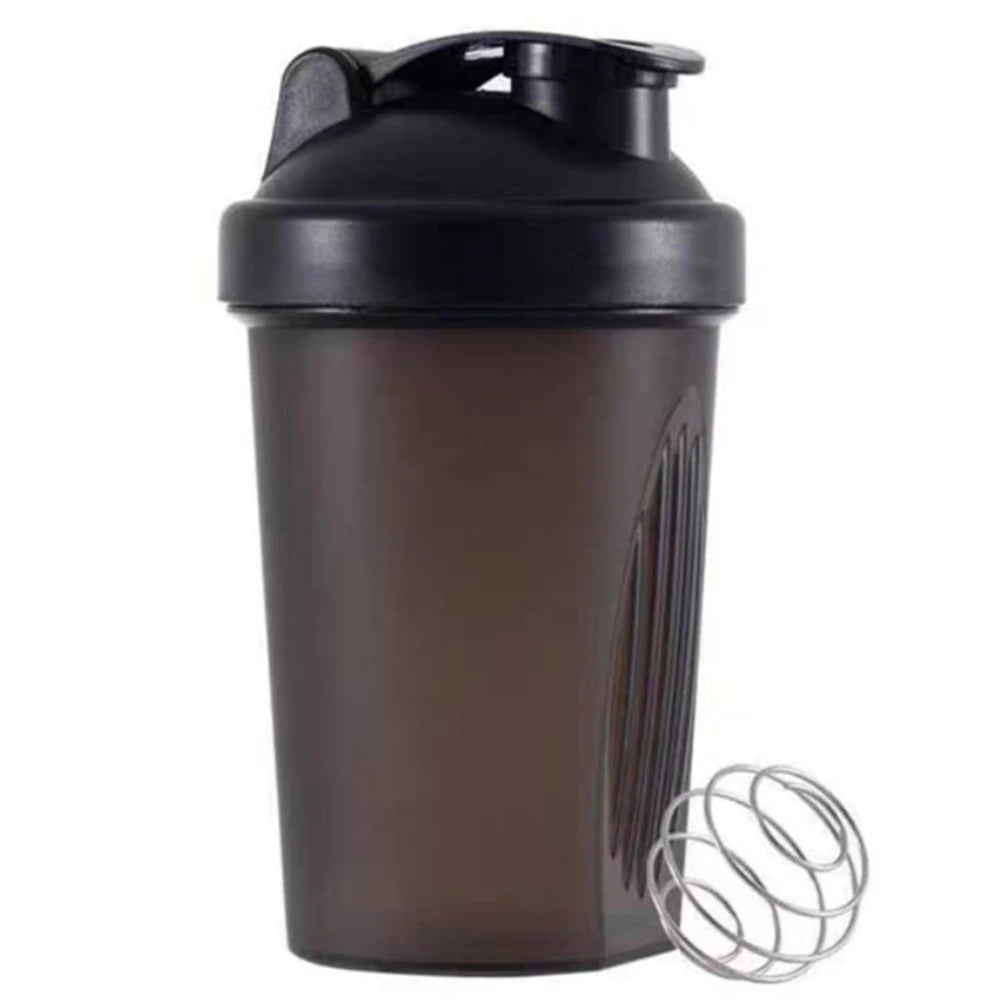 400ml Shaker Bottle with Mixing Ball | Leak-Proof Fitness & Protein Shake Cup
