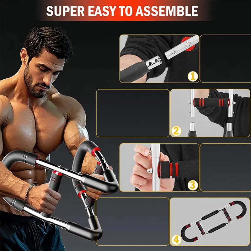 Muscle & Strength Trainer | Resistance Arm and Wrist Training Equipment