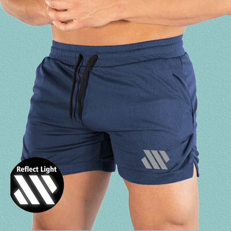 Men’s Reflective Running Shorts | Lightweight Summer Fitness Shorts