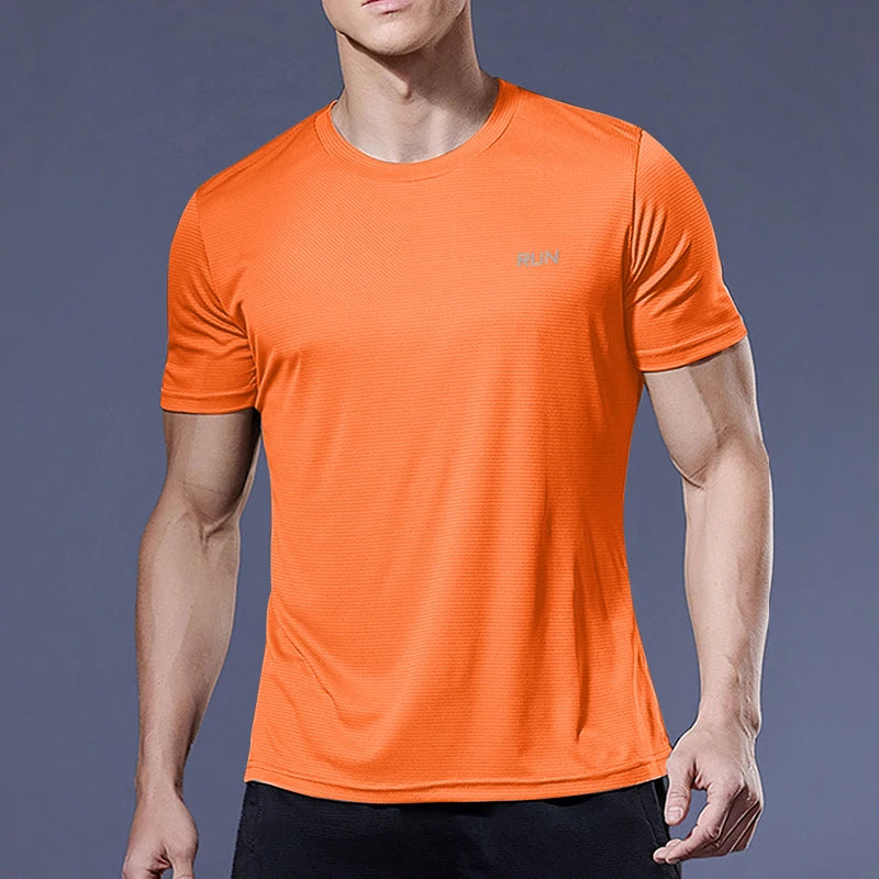 Men’s Quick-Dry Running Shirt | Soccer Jersey, Gym & Fitness Compression T-Shirt
