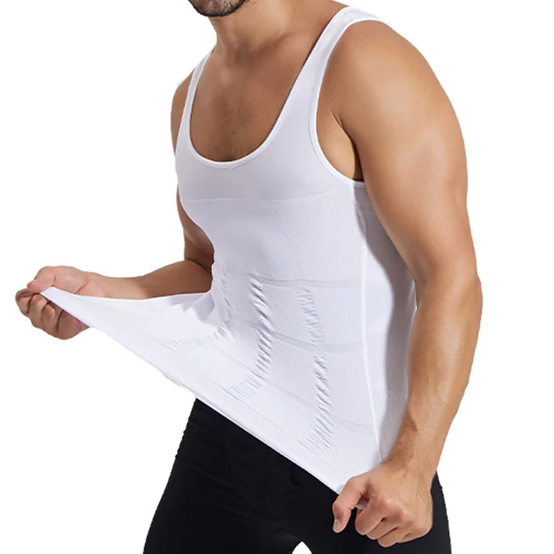 Athletic Compression Tank for Men | Sleeveless Gym Shirt & Sports Base Layer