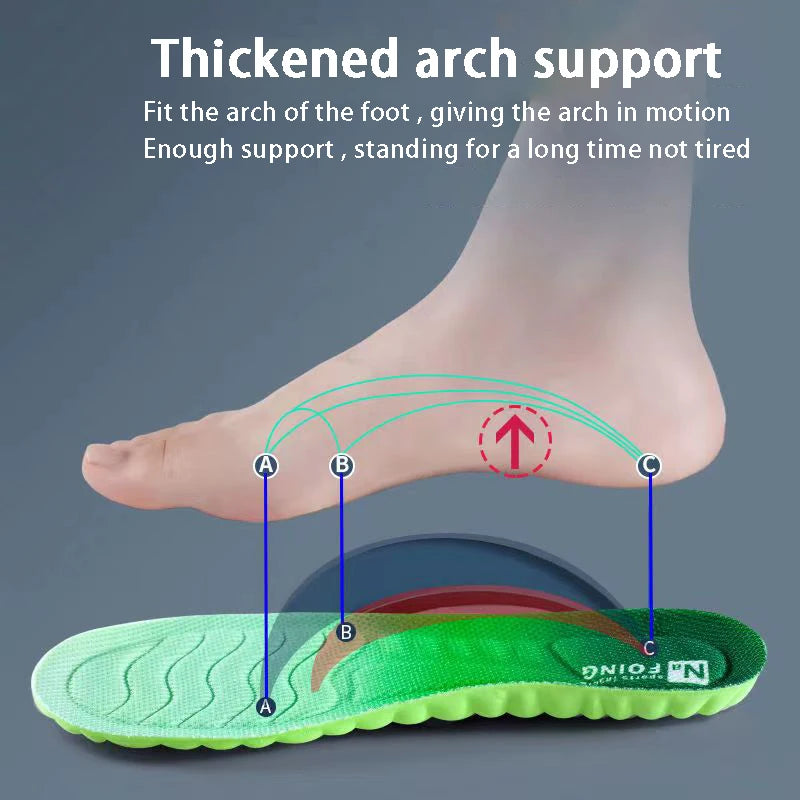 Orthopedic Sport Insoles | Arch Support & Shock Absorbing Shoe Pads
