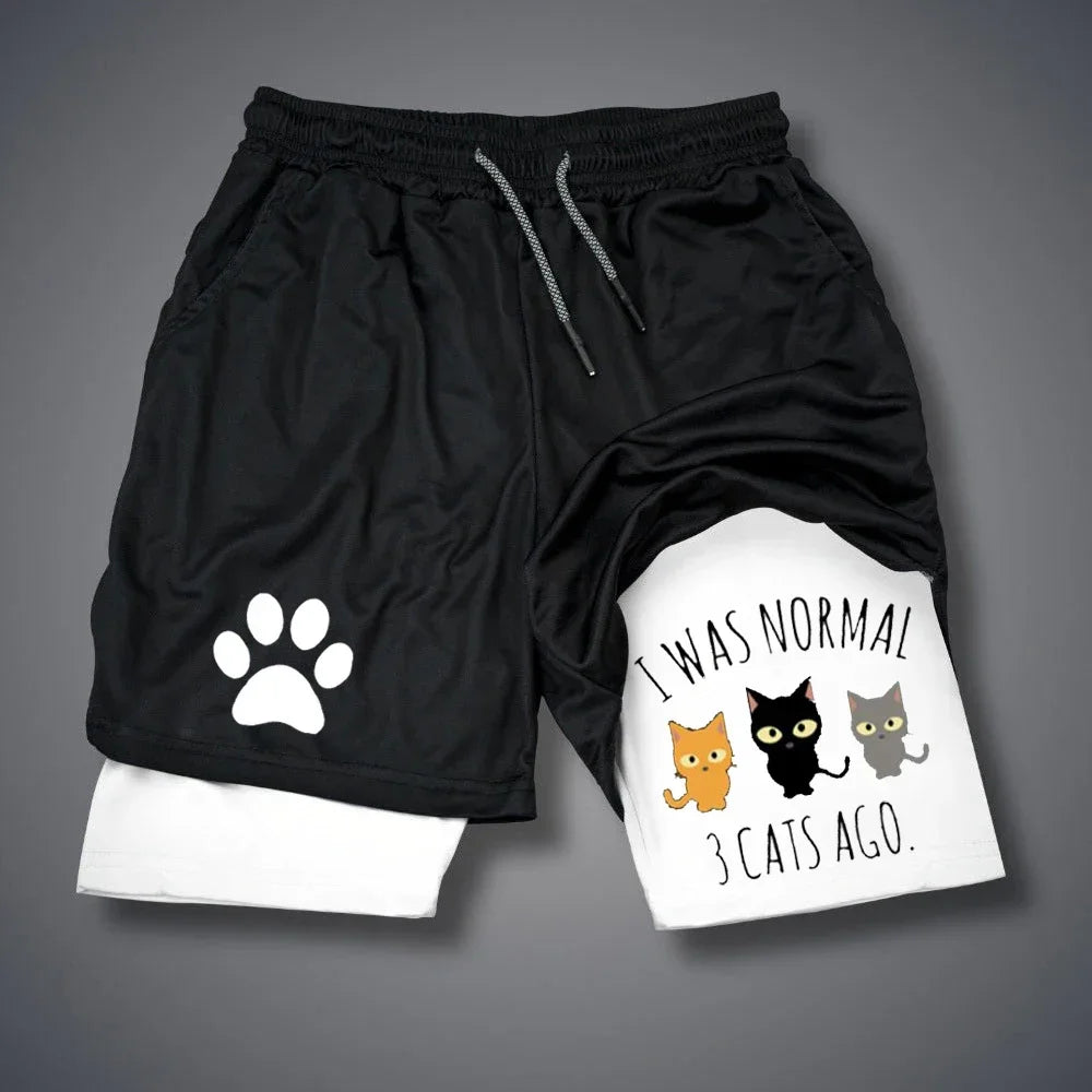 Men’s Running Shorts with Dog Print | Quick-Dry Animal Patterned Gym & Fitness Wear