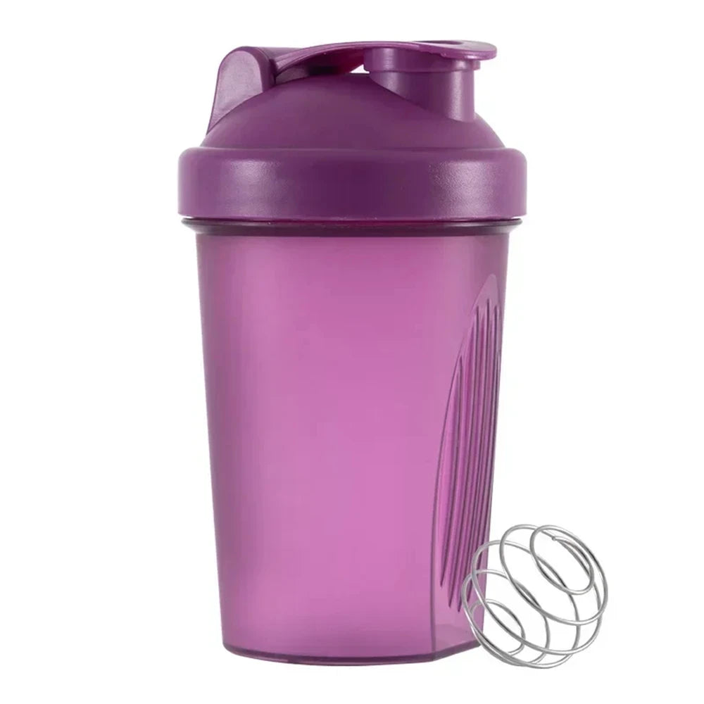 400ml Shaker Bottle with Mixing Ball | Leak-Proof Fitness & Protein Shake Cup