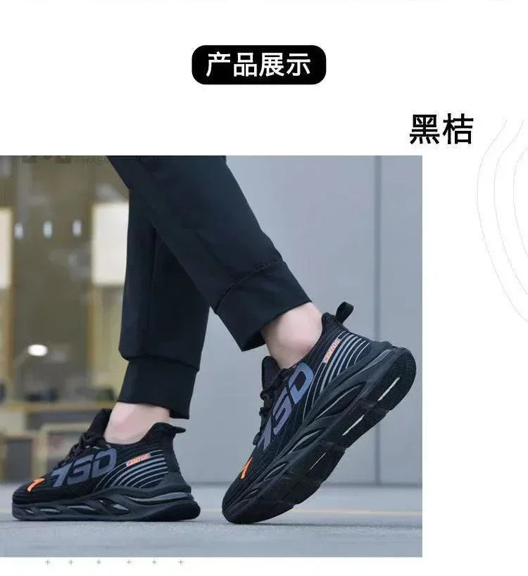 Men’s Casual Running Shoes | Slip-On Breathable Gym & Training Sneakers