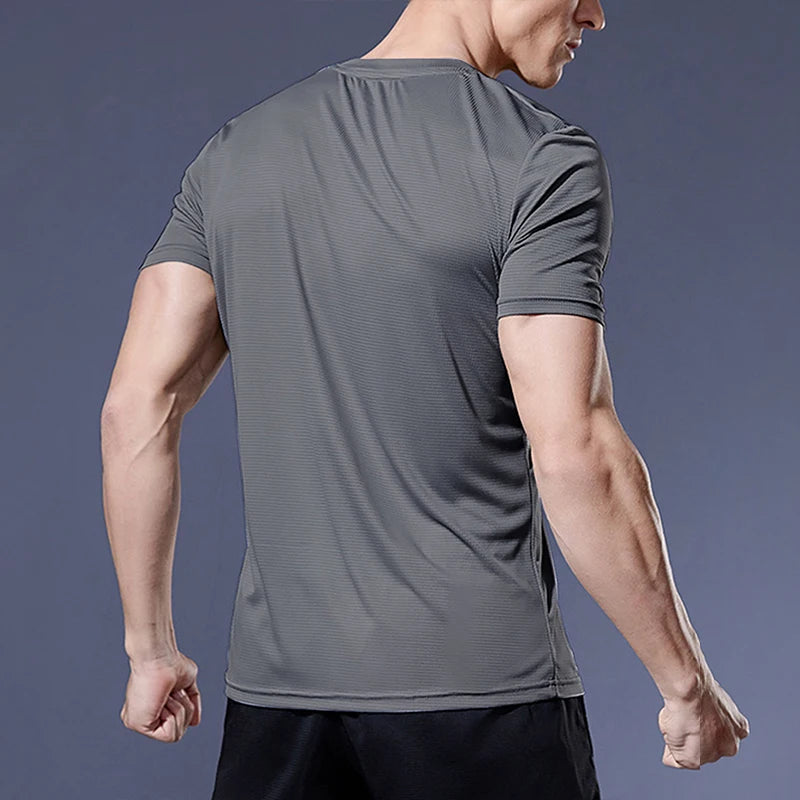 Men’s Quick-Dry Running Shirt | Soccer Jersey, Gym & Fitness Compression T-Shirt