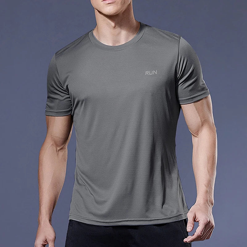 Men’s Quick-Dry Running Shirt | Soccer Jersey, Gym & Fitness Compression T-Shirt