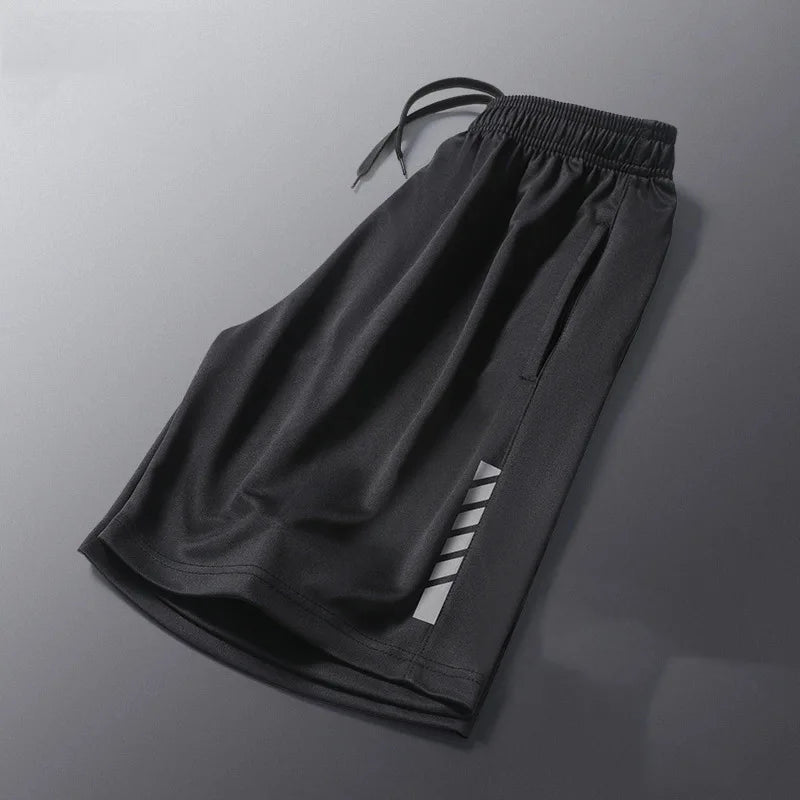Men’s Running Shorts | Striped Loose Fit Gym & Basketball Training Shorts