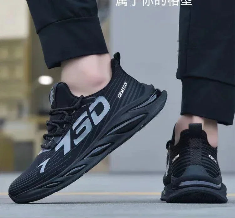 Men’s Casual Running Shoes | Slip-On Breathable Gym & Training Sneakers