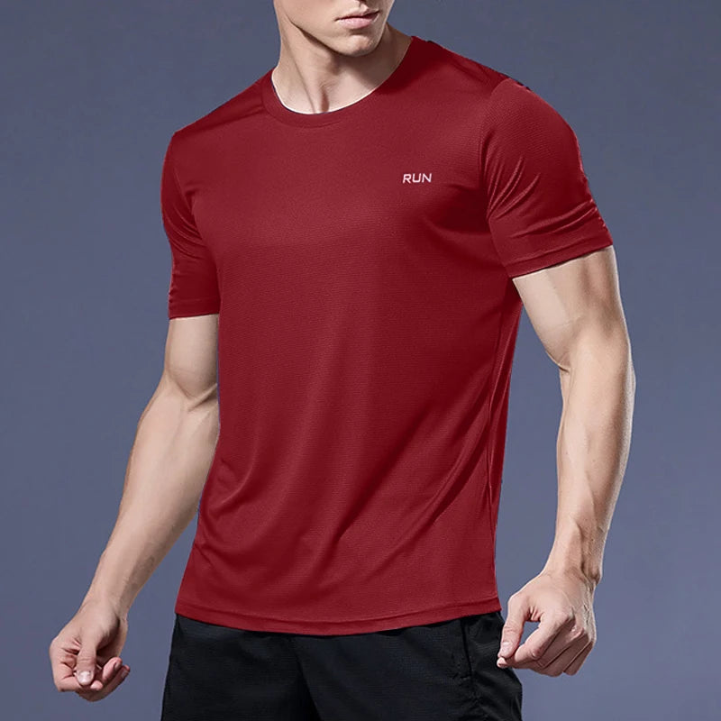 Men’s Quick-Dry Running Shirt | Soccer Jersey, Gym & Fitness Compression T-Shirt