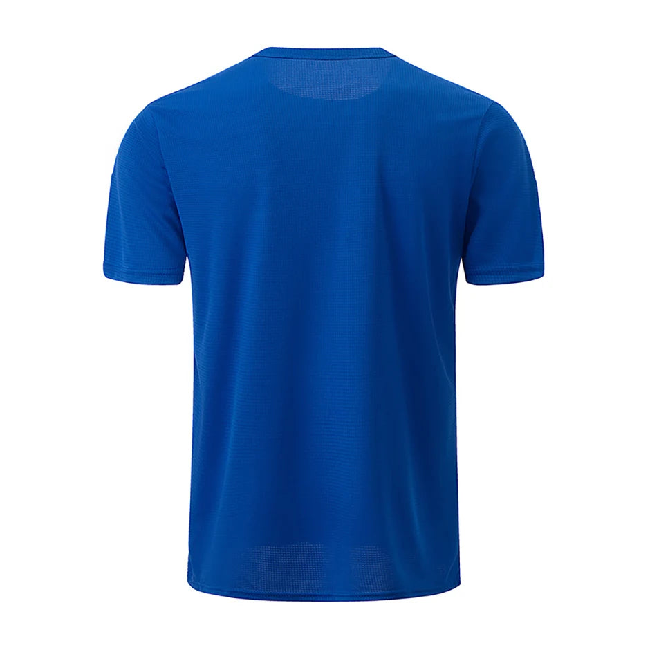 Men’s Solid Color Waffle Sports Shirt | Short Sleeve Running & Training Top