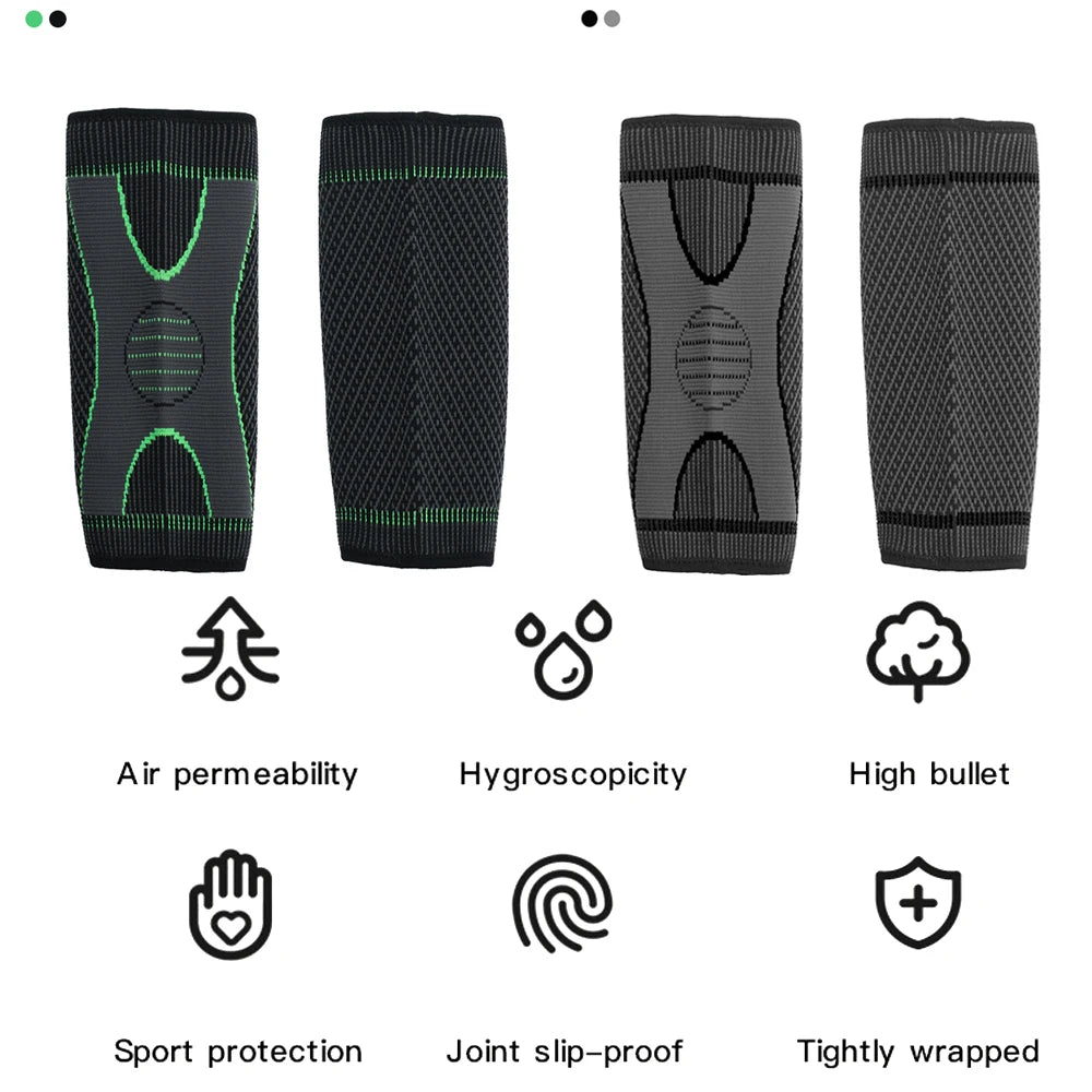 Elbow Compression Sleeve | Arm Support Brace for Pain Relief, Arthritis & Sports