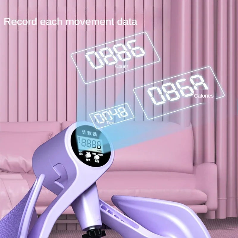 Digital Hip & Leg Trainer | Adjustable Pelvic Floor & Inner Thigh Strength Equipment
