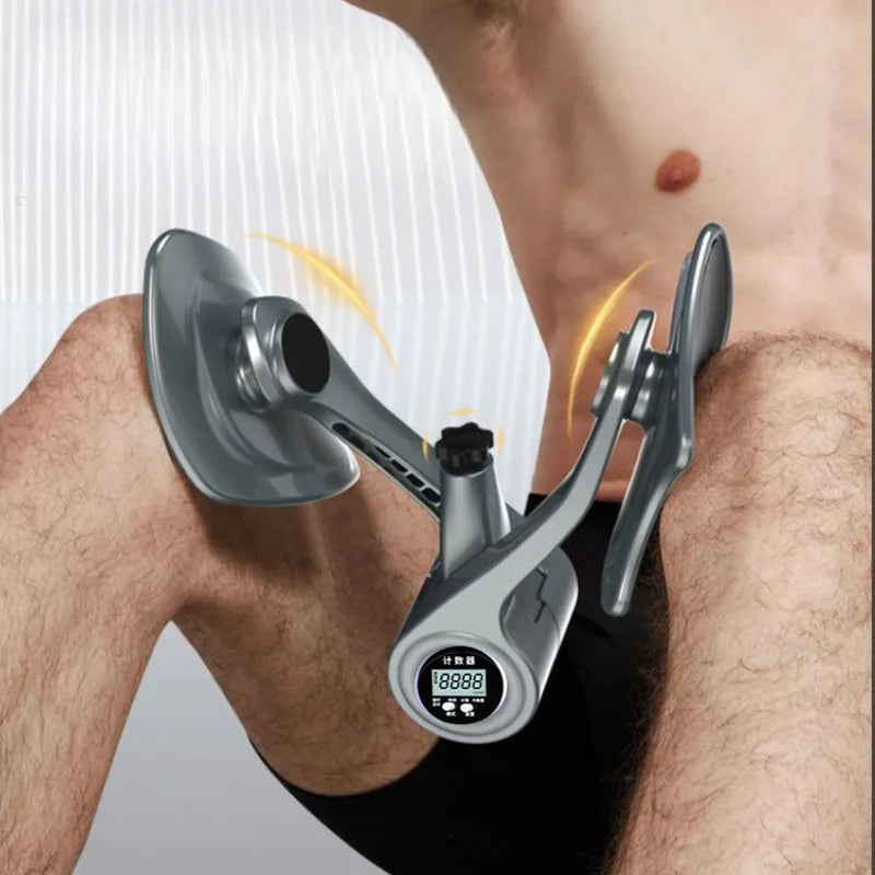 Digital Hip & Leg Trainer | Adjustable Pelvic Floor & Inner Thigh Strength Equipment