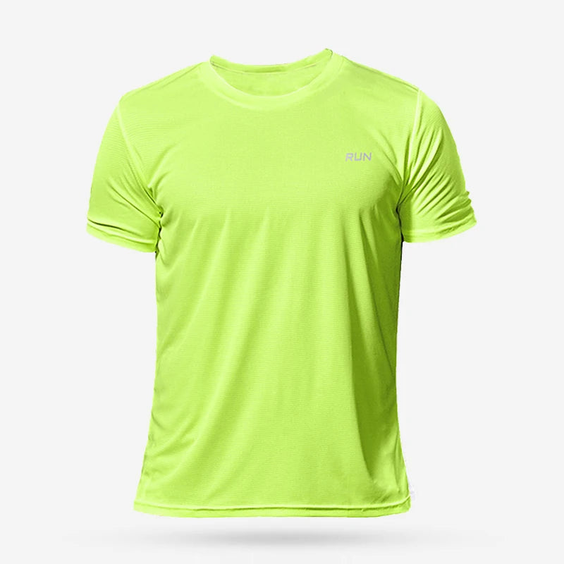 Men’s Quick-Dry Running Shirt | Soccer Jersey, Gym & Fitness Compression T-Shirt
