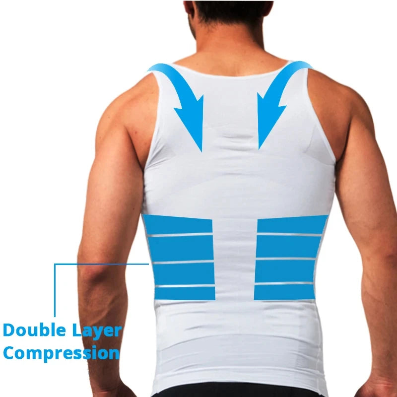 Athletic Compression Tank for Men | Sleeveless Gym Shirt & Sports Base Layer