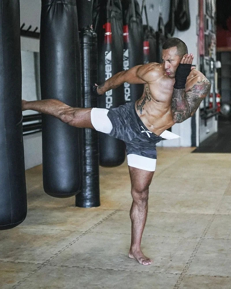 Men’s 2-in-1 Running Shorts | Quick-Dry Summer Gym & Training Shorts
