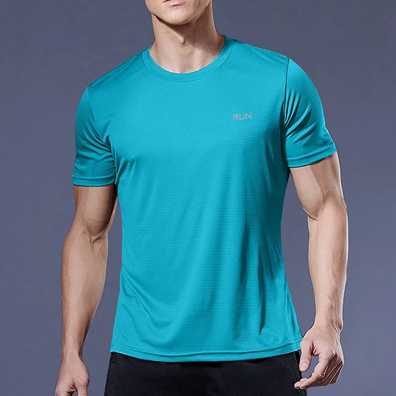 Men’s Quick-Dry Running Shirt | Soccer Jersey, Gym & Fitness Compression T-Shirt