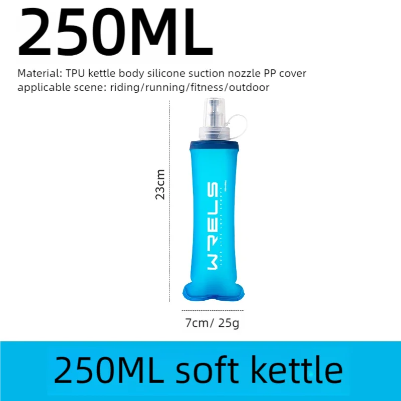 Portable Collapsible Water Bottle | Silicone Bottle for Running, Camping & Outdoors