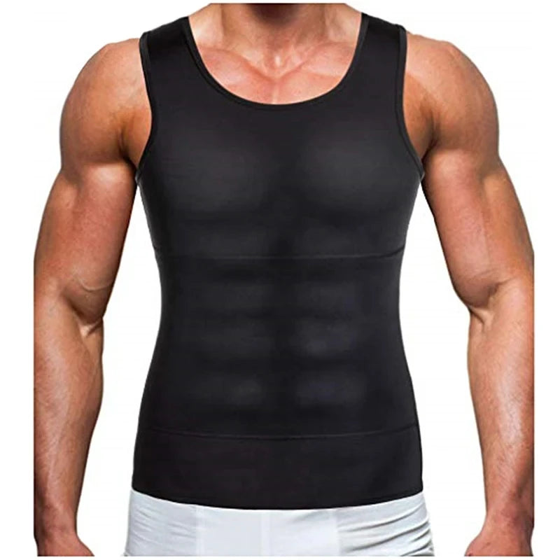 Athletic Compression Tank for Men | Sleeveless Gym Shirt & Sports Base Layer