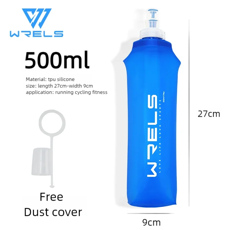 Portable Collapsible Water Bottle | Silicone Bottle for Running, Camping & Outdoors