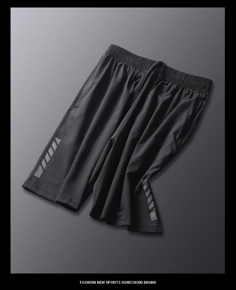 Men’s Running Shorts | Striped Loose Fit Gym & Basketball Training Shorts