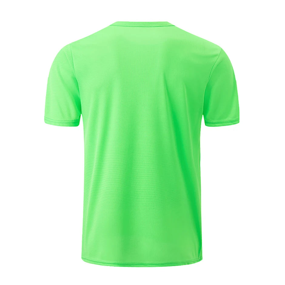 Men’s Solid Color Waffle Sports Shirt | Short Sleeve Running & Training Top