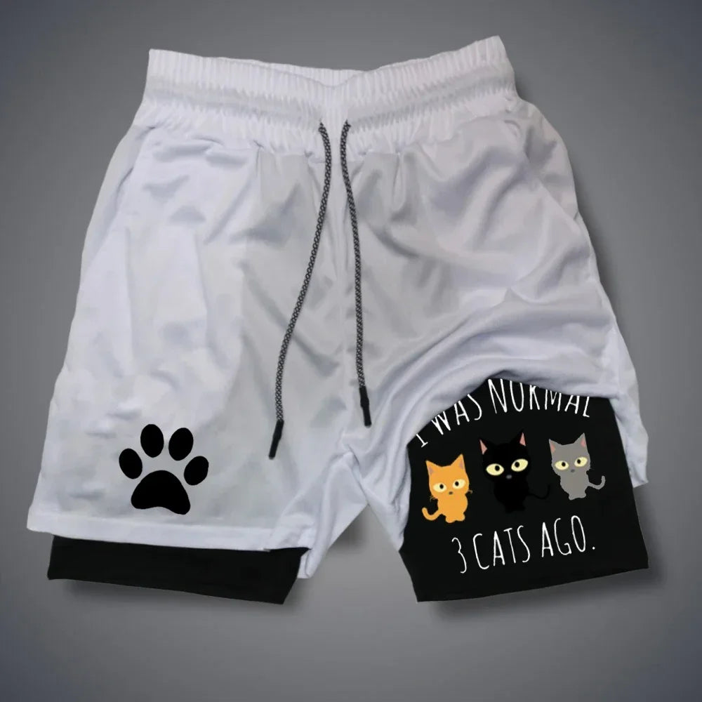 Men’s Running Shorts with Dog Print | Quick-Dry Animal Patterned Gym & Fitness Wear
