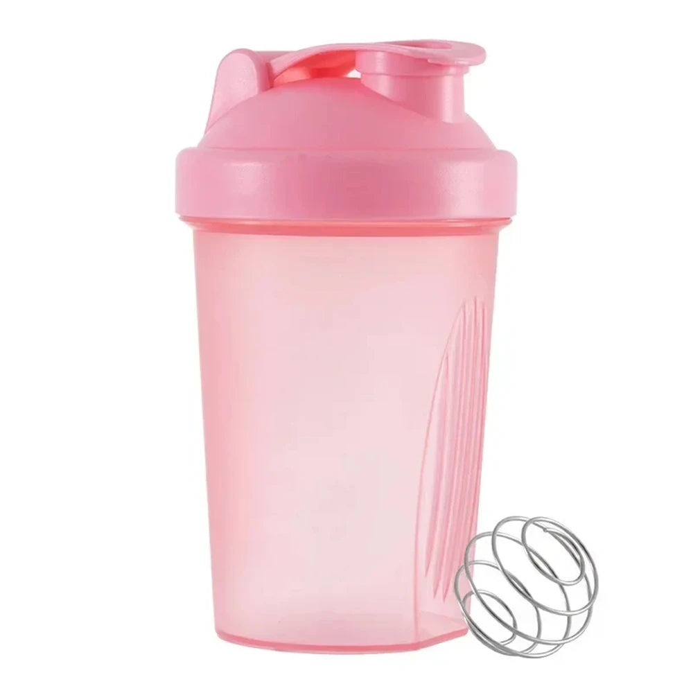 400ml Shaker Bottle with Mixing Ball | Leak-Proof Fitness & Protein Shake Cup