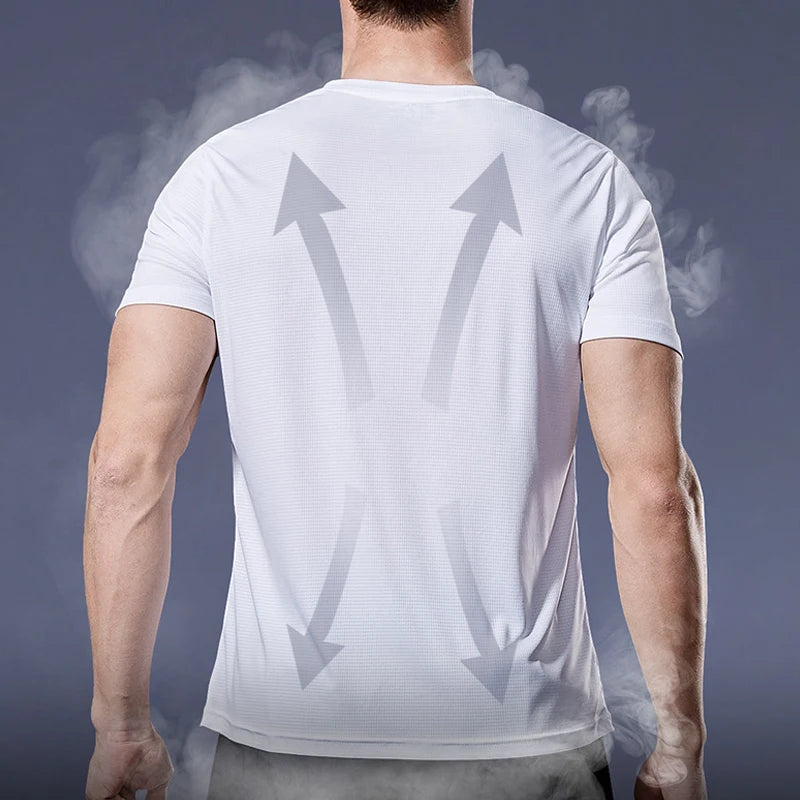 Men’s Quick-Dry Running Shirt | Soccer Jersey, Gym & Fitness Compression T-Shirt