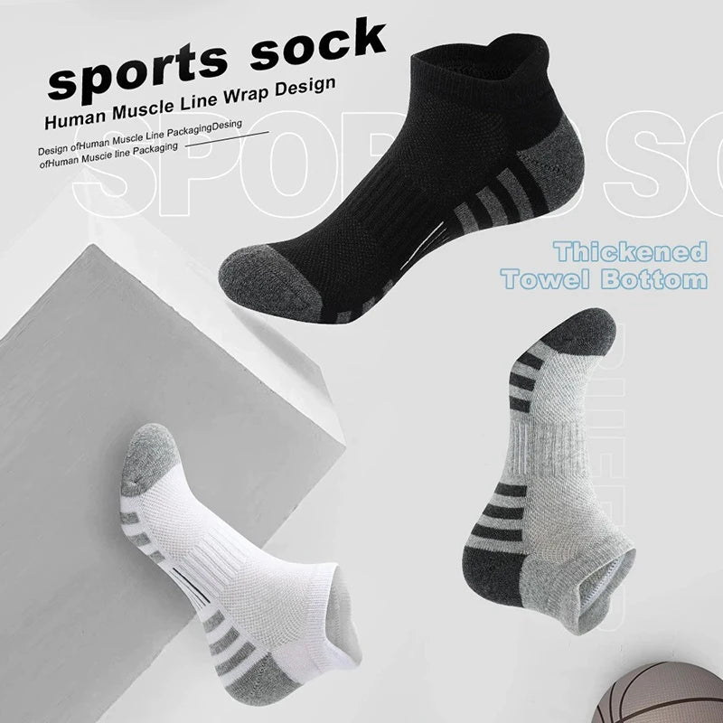 Athletic Socks Multipack | Black, White & Grey Breathable Unisex Sports Socks