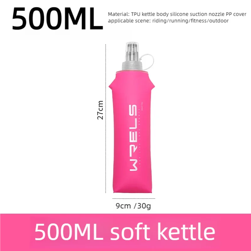 Portable Collapsible Water Bottle | Silicone Bottle for Running, Camping & Outdoors