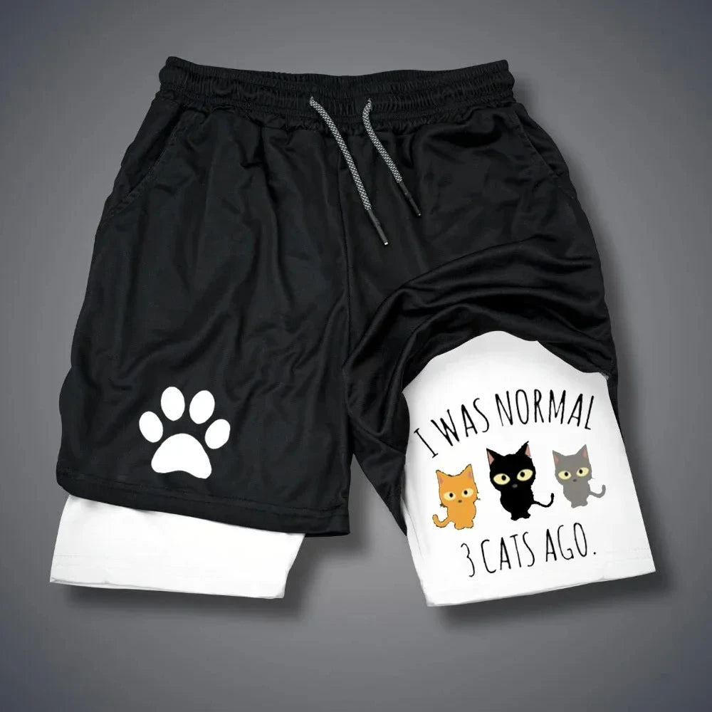 Men’s Running Shorts with Dog Print | Quick-Dry Animal Patterned Gym & Fitness Wear