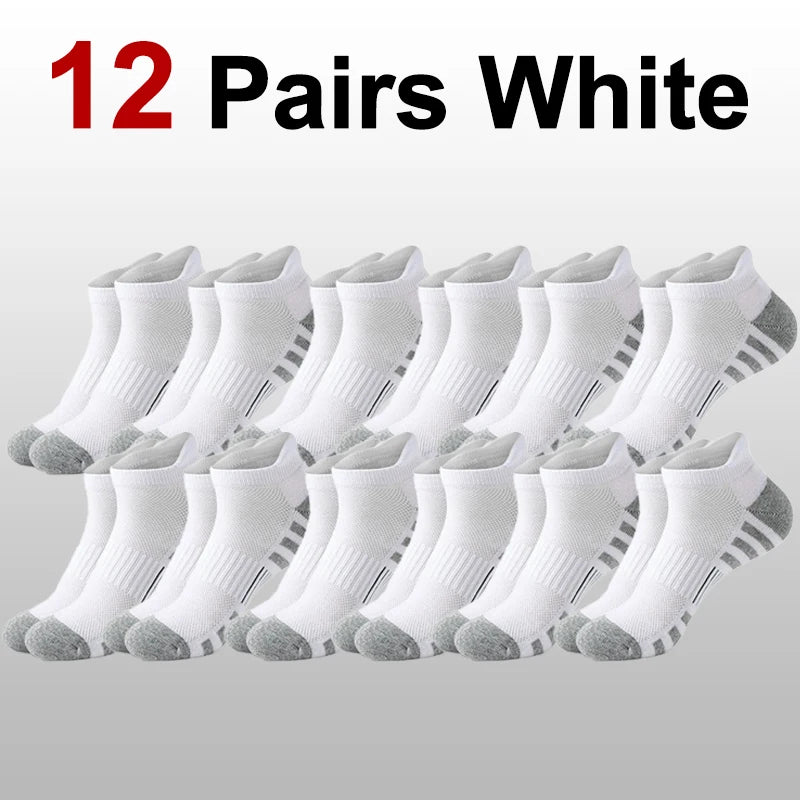 Athletic Socks Multipack | Black, White & Grey Breathable Unisex Sports Socks