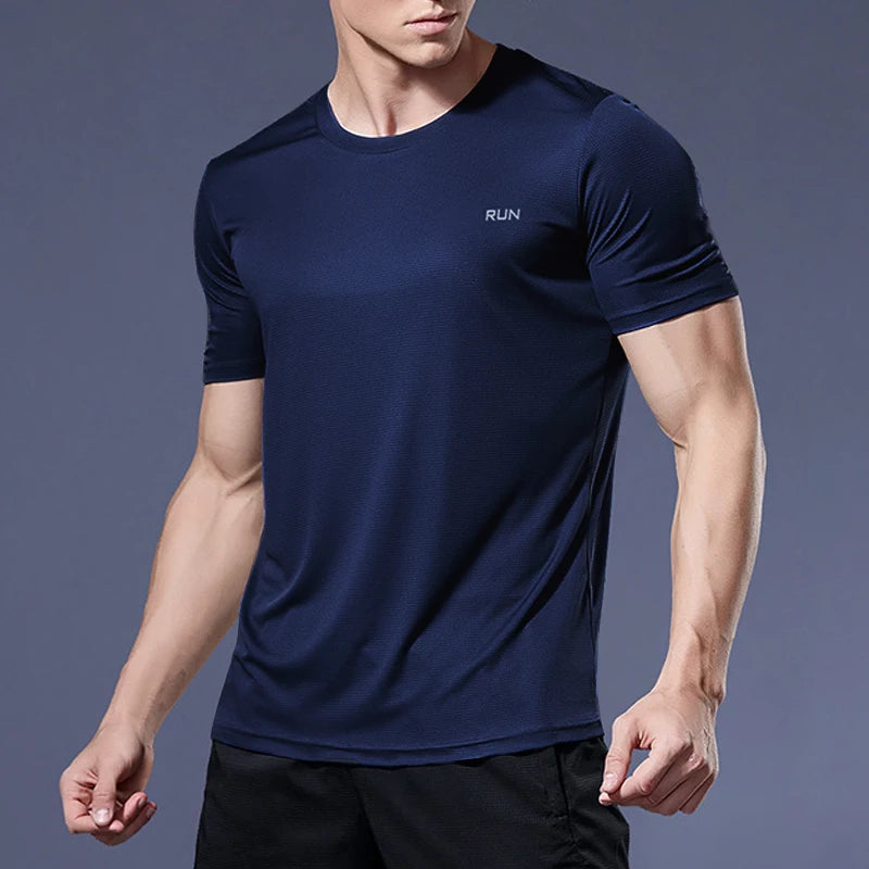 Men’s Quick-Dry Running Shirt | Soccer Jersey, Gym & Fitness Compression T-Shirt
