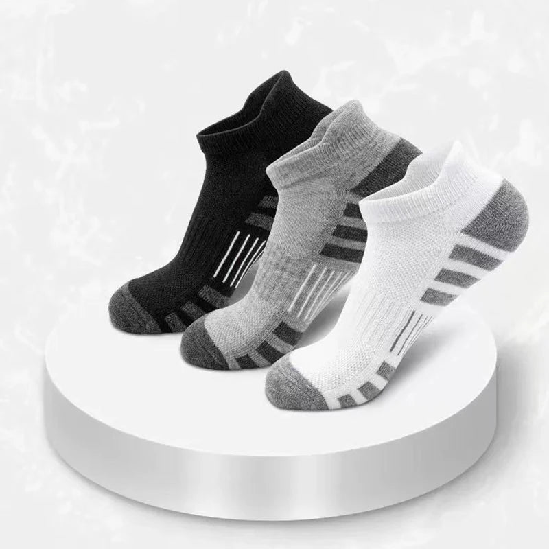 Athletic Socks Multipack | Black, White & Grey Breathable Unisex Sports Socks