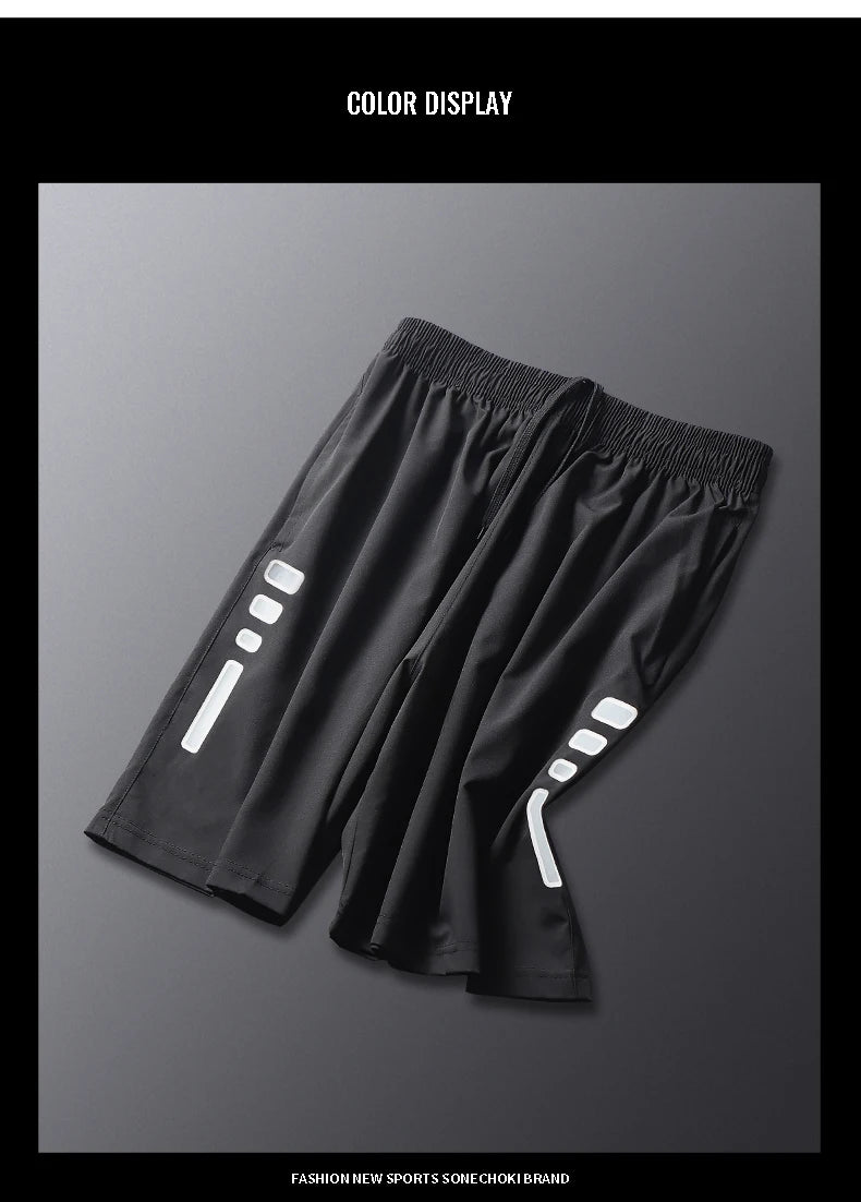 Men’s Running Shorts | Striped Loose Fit Gym & Basketball Training Shorts