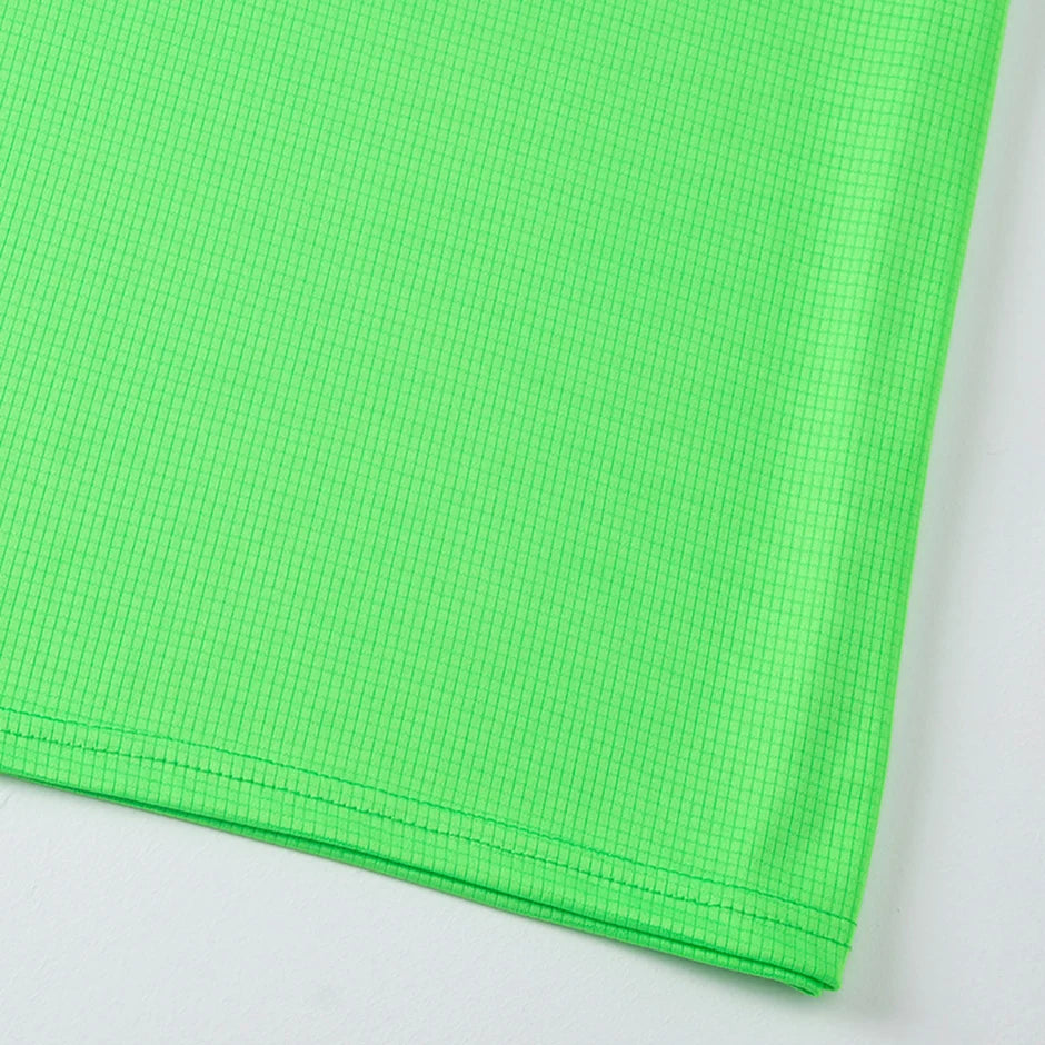Men’s Solid Color Waffle Sports Shirt | Short Sleeve Running & Training Top