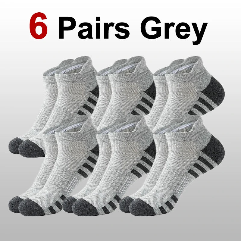 Athletic Socks Multipack | Black, White & Grey Breathable Unisex Sports Socks