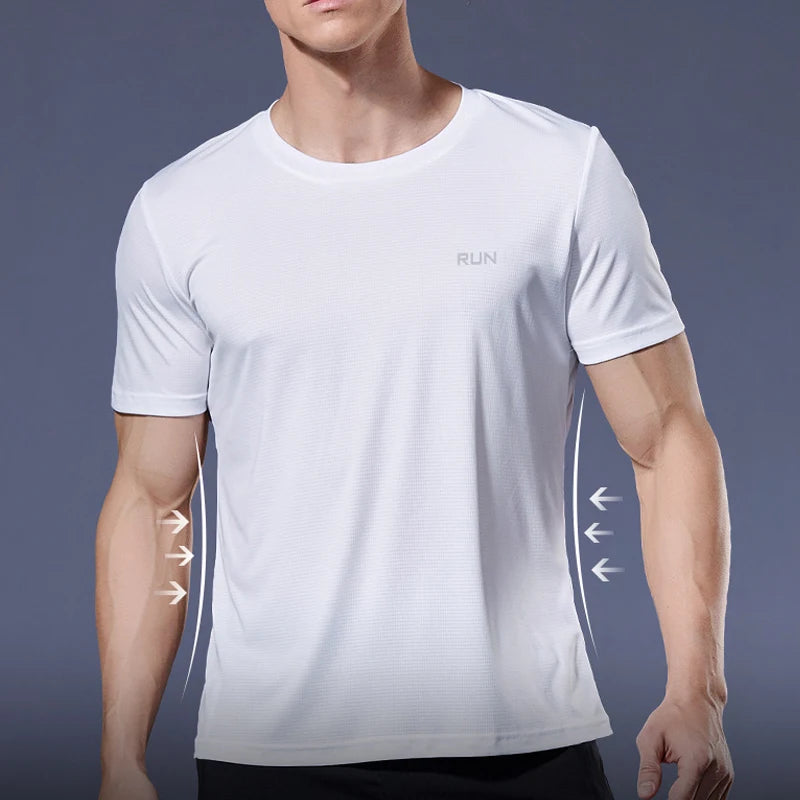 Men’s Quick-Dry Running Shirt | Soccer Jersey, Gym & Fitness Compression T-Shirt