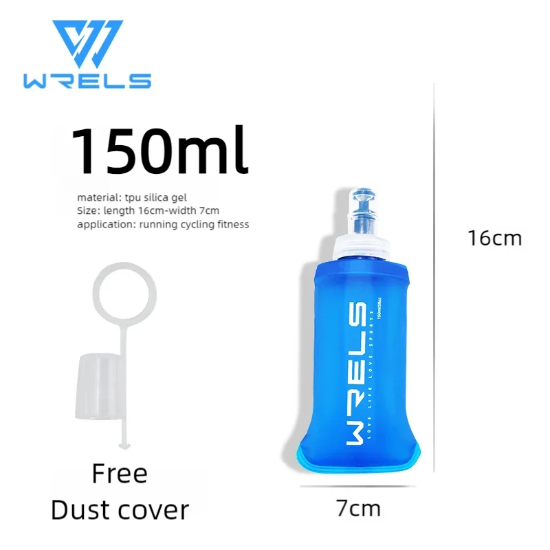 Portable Collapsible Water Bottle | Silicone Bottle for Running, Camping & Outdoors