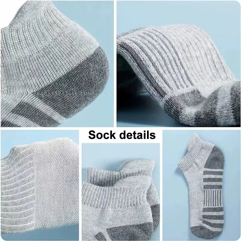 Athletic Socks Multipack | Black, White & Grey Breathable Unisex Sports Socks