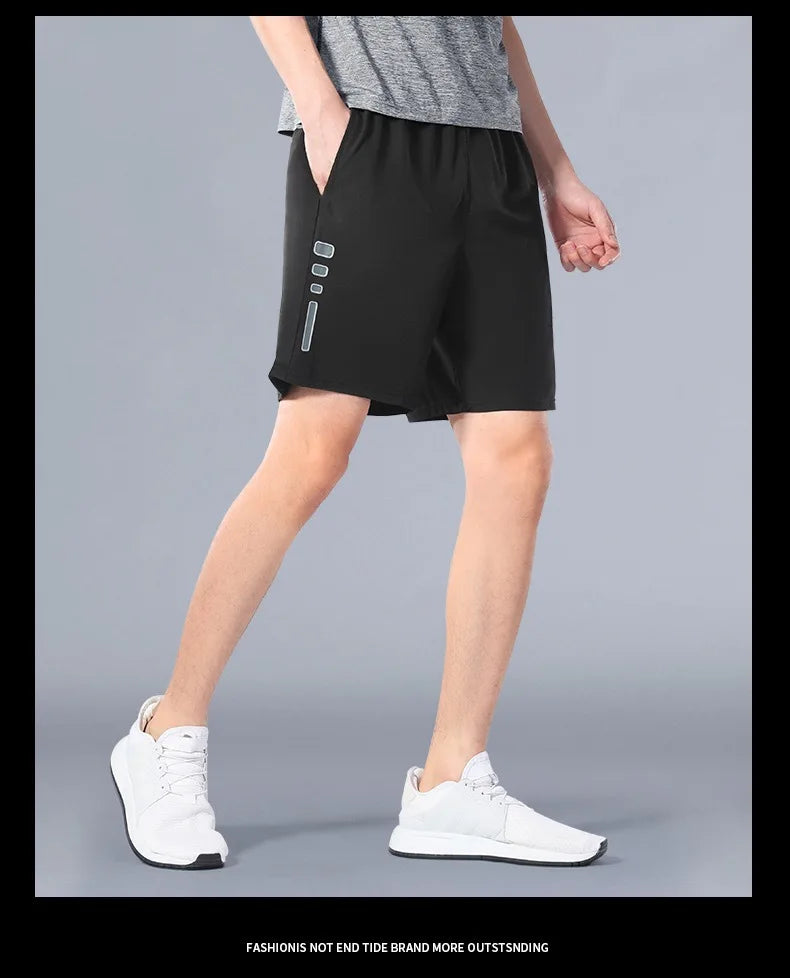 Men’s Running Shorts | Striped Loose Fit Gym & Basketball Training Shorts
